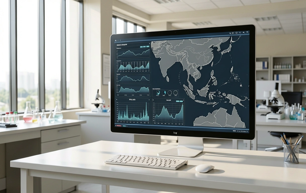 The environment where we process Mekong region metrics